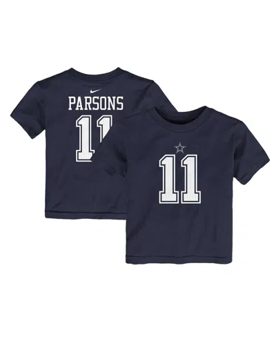 Nike Babies' Toddler Boys And Girls  Micah Parsons Navy Dallas Cowboys Player Name And Number T-shirt