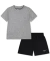 Nike Toddler Boys Dri-fit T-shirt & Shorts, 2 Piece Set