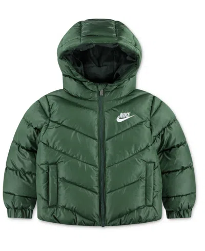 Nike Babies' Toddler Boys Neutral All Day Play Puffer Jacket In Green
