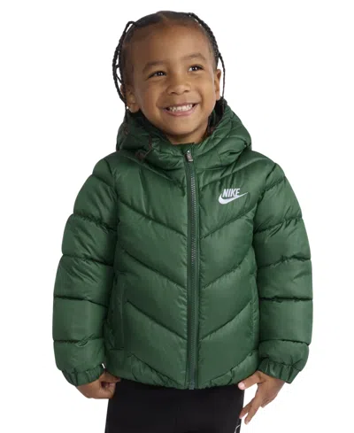 Nike Babies' Toddler Boys Neutral All Day Play Puffer Jacket In Green