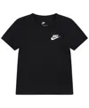 Nike Sportswear Little Kids' T-shirt In Black