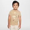 Nike Toddler Brandmark Stack T-shirt In Brown