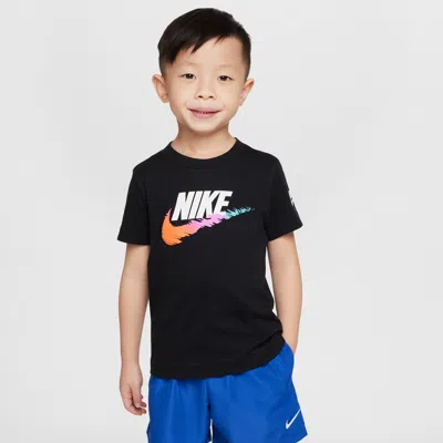 Nike Babies' Toddler Brandmark Swoosh T-shirt In Black