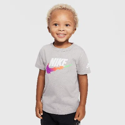 Nike Babies' Toddler Brandmark Swoosh T-shirt In Grey