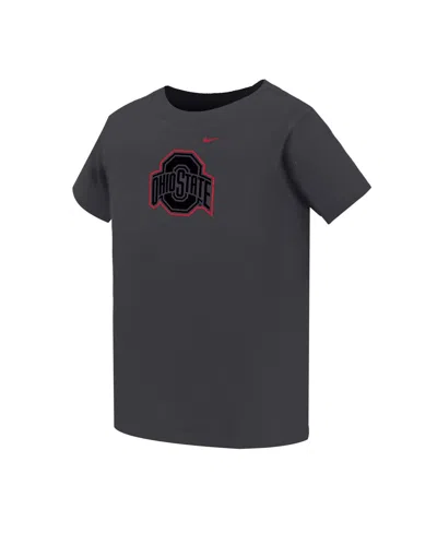 Nike Babies' Toddler Charcoal Ohio State Buckeyes Legend Color Pop Performance T-shirt