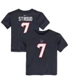 Nike Toddler C.j. Stroud Navy Houston Texans Player Name Number T-shirt In Black