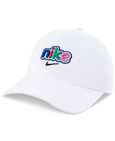 Nike Babies' Toddler Cotton E1d1 Club Hat In White
