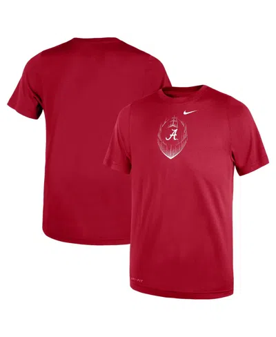Nike Babies' Toddler Crimson Alabama Crimson Tide Legend Football Performance T-shirt