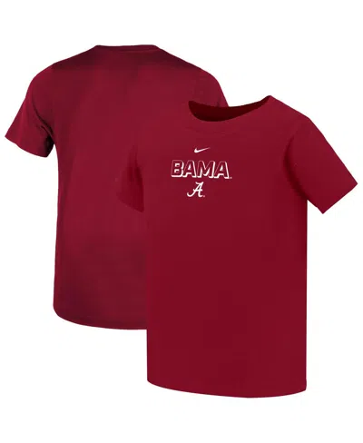 Nike Babies' Toddler Crimson Alabama Crimson Tide Legend Performance T-shirt In Burgundy