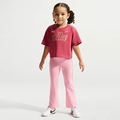 Nike Babies' Toddler Dri-fit Flared Leggings In Multi