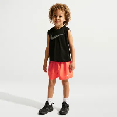 Nike Babies' Toddler Dri-fit Icon Woven Shorts In Black