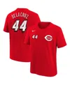 Nike Toddler Elly De La Cruz Red Cincinnati Reds 2025 Mlb Speedway Classic Name Number T-shirt In Red