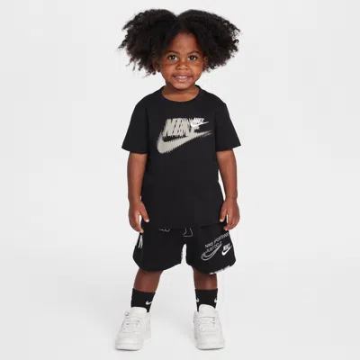 Nike Toddler Energy 2-piece Shorts Set In Black
