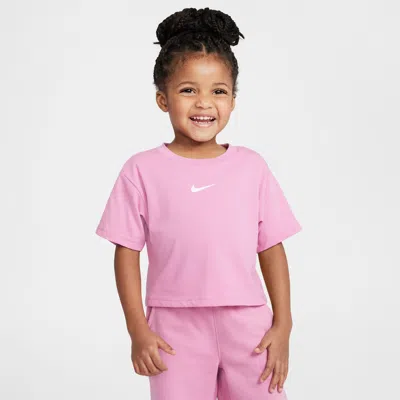 Nike Babies' Toddler Femme Sport T-shirt In Pink