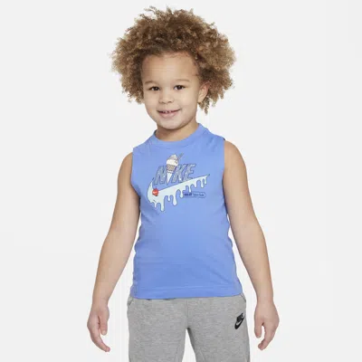 Nike Babies' Toddler Futura Cone Graphic Tank Top In Blue