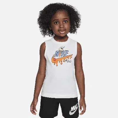 Nike Babies' Toddler Futura Cone Graphic Tank Top In White