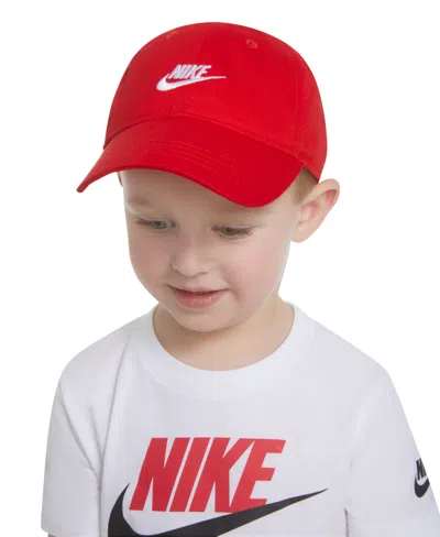 Nike Babies' Toddler Futura Curved-brim Cotton Baseball Cap In Red