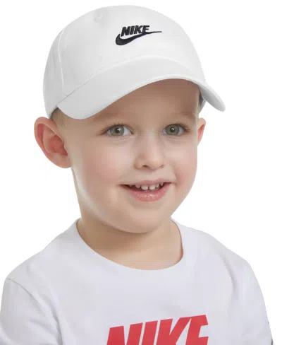 Nike Babies' Toddler Futura Curved-brim Cotton Baseball Cap In White