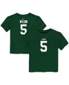 Nike Toddler Garrett Wilson Green New York Jets Player Name Number T-shirt