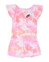 Nike Toddler Girl Jumpsuit Pink Size 6 Cotton In Pink