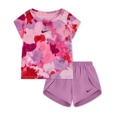 Nike Babies' Toddler Girls 2-pc. Short Set In Multi