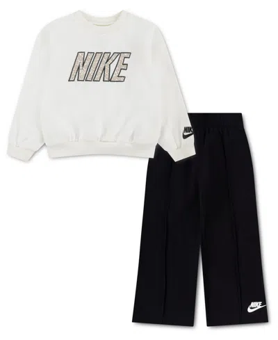 Nike Babies' Toddler Girls' 2t-4t Retro Remix Top And Pants, 2-piece Set In Multi