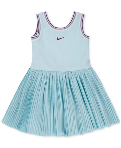 Nike Kids' Toddler Girls Prep In Your Step Romper Dress In Glacier Blue