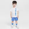 Nike Babies' Toddler Graphic T-shirt And Shorts Set In Blue