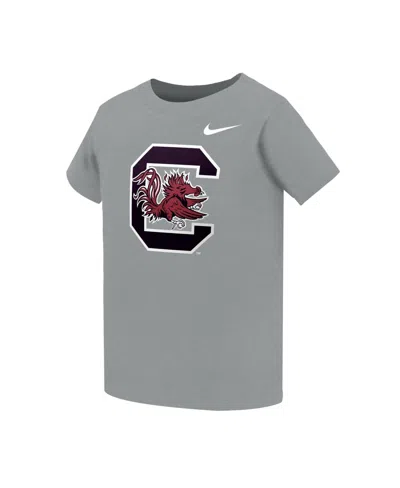 Nike Babies' Toddler Gray South Carolina Gamecocks Primary Logo T-shirt