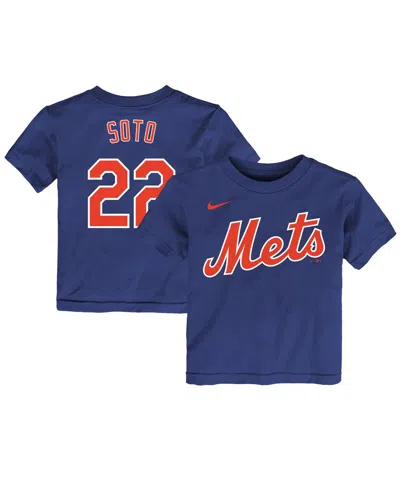 Nike Kids' Toddler Juan Soto Royal New York Mets Name Number T-shirt