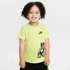 Nike Toddler "just Do It" Wrap T-shirt In Yellow