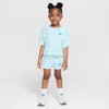 Nike Toddler "let's Roll" 2-piece Towel Terry Set In Blue