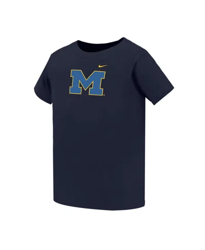 Nike Babies' Toddler Navy Michigan Wolverines Legend Color Pop Performance T-shirt