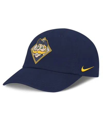 Nike Babies' Toddler Navy Milwaukee Brewers Mascot Club Adjustableâ Hat In Blue