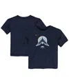 Nike Toddler Navy Minnesota Twins 2024 City Connect Large Logo T-shirt In Navy