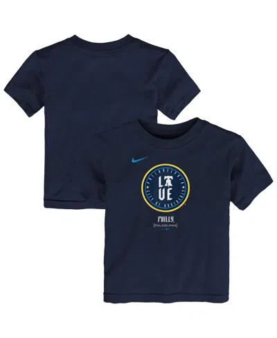 Nike Babies' Toddler Navy Philadelphia Phillies City Connect T-shirt In Blue