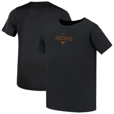 Nike Kids' Toddler  Black Texas Longhorns Legend Performance T-shirt