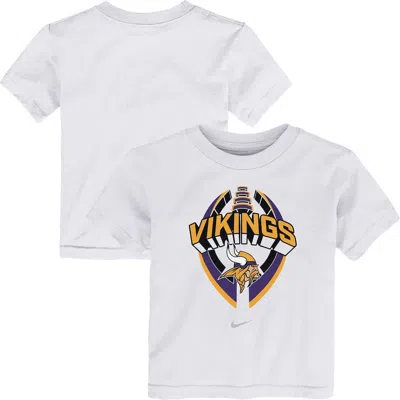 Nike Kids' Toddler  White Minnesota Vikings Icon Legend T-shirt