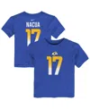 Nike Toddler Puka Nacua Royal Los Angeles Rams Player Name Number T-shirt In Royal