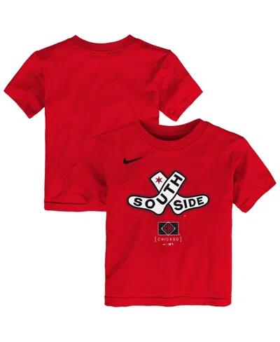 Nike Babies' Toddler Red Chicago White Sox 2025 City Connect Logo T-shirt