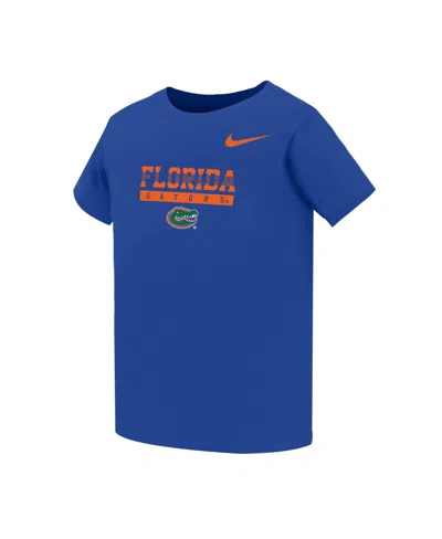 Nike Babies' Toddler Royal Florida Gators Name Bar Legend Dri-fit T-shirt In Blue