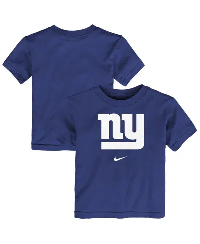 Nike Babies' Toddler Royal New York Giants Primary Logo Legend Performance T-shirt In Blue