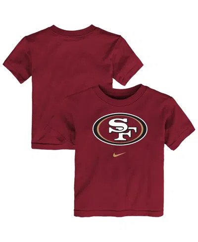 Nike Babies' Toddler Scarlet San Francisco 49ers Primary Logo Legend Performance T-shirt In Red