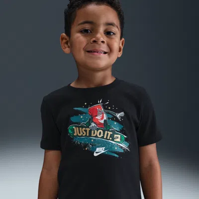 Nike Babies' Toddler Snowboard Boxy T-shirt In Black