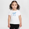 Nike Toddler Swoosh Ribbon T-shirt In White