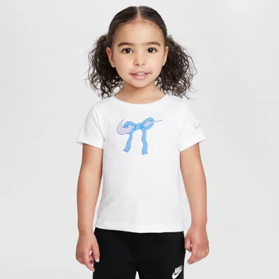 Nike Babies' Toddler Swoosh Ribbon T-shirt In White