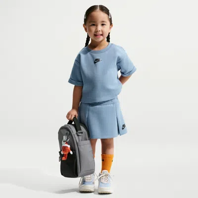 Nike Babies' Toddler Tech Fleece 2-piece Skirt Set In Blue