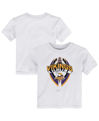 Nike Babies' Toddler White Minnesota Vikings Icon Legend T-shirt