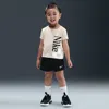 Nike Babies' Toddler Wild Flower T-shirt And Mesh Shorts Set In Black