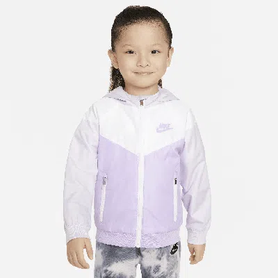 Nike Babies' Toddler Windrunner Jacket In White
